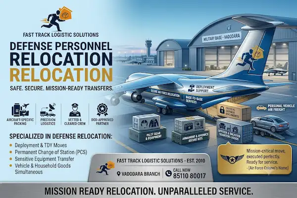 Army Air Force Relocation Vadodara Central Operations Hub